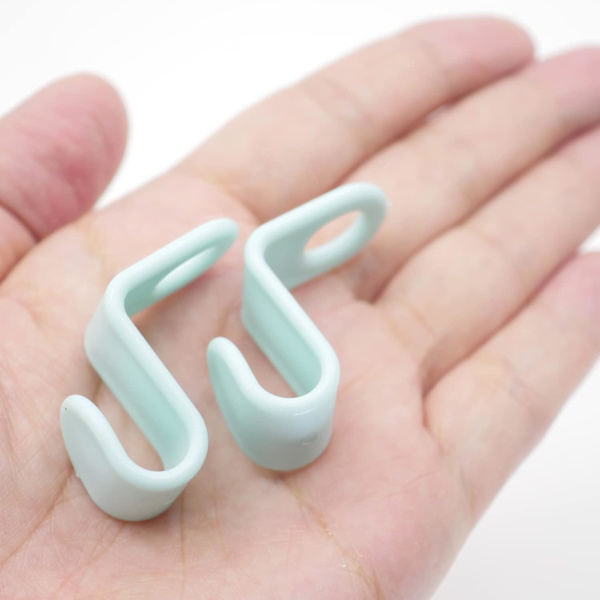 Tøjstangskrogforbindelser, Crday Blå Plastik Tøjstangskrog Frakke Hængekrog