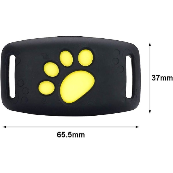 Mini Pet Gps Tracker Halsbånd Usb Genopladeligt Kabel Vandtæt Lang Standby Gms Locator Sporingsalarm Enhed Til Hunde Katte