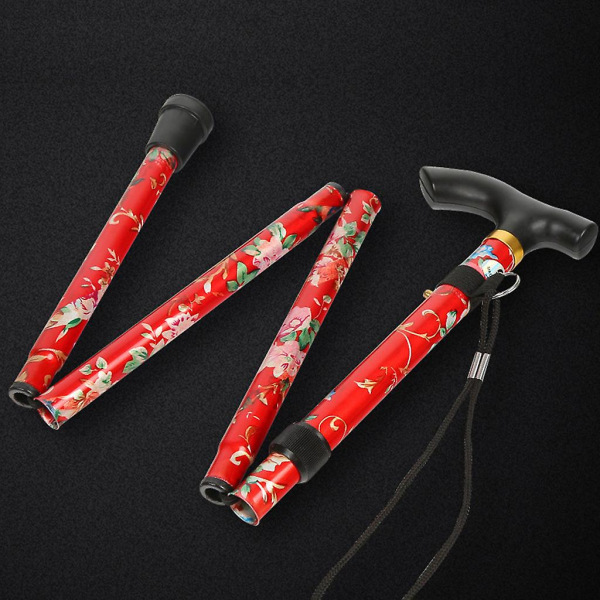 Vandrestok Ultralet Justerbar Vandrestok Selvstående Foldbar Stok