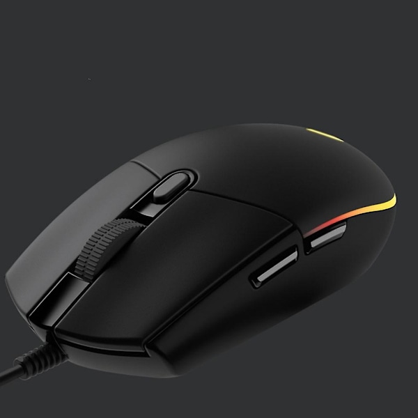 RGB-lys 8000dpi Justerbar Ledningsbasert Spillmus Datamaskin Bærbar PC