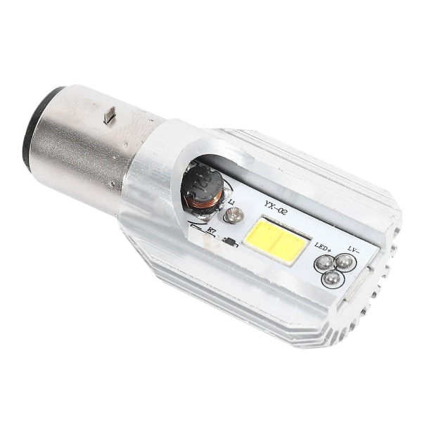 Led Strålkastare 1200 Vit H6 Ba20d Cob 12w Led Lampa För Motor