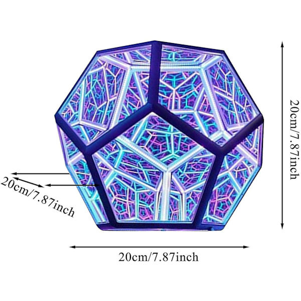 Attoe Infinity Dodecahedron - Kreativ og Cool Uendelig Dodecahedron