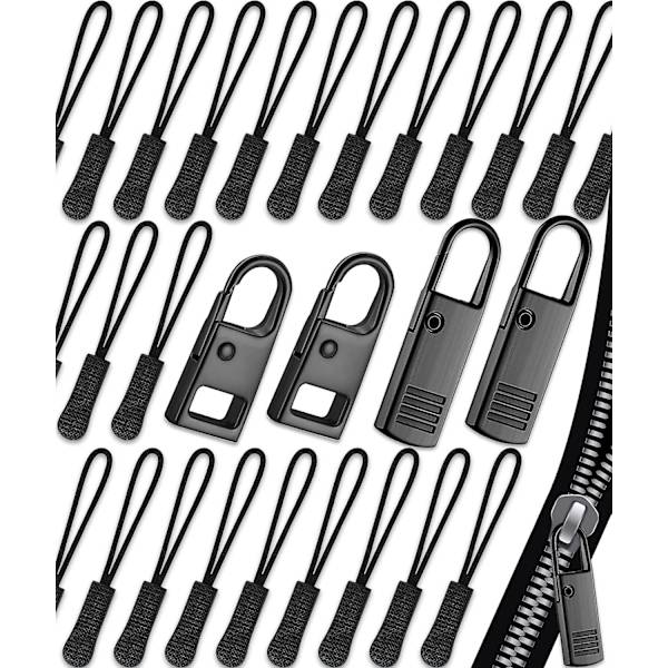 Dragkedja Dragkedja Ersättning (24-pack) - Universal Små Dragkedja Dragkedja För Ryggsäckar, Bagage, Kläder