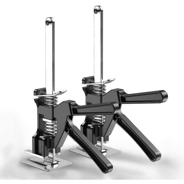 Arbeidsbesparende Arm Jack 2-pakke, Dørpanel Løfte- og Skapjekk, Opptil 290 Lb, Plate Løfter, Veggflis Høydejusterbar