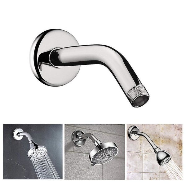 Professional Shower Arm, Chrome, 12.8 Cm,stainless Steel Shower In Wall Elbow