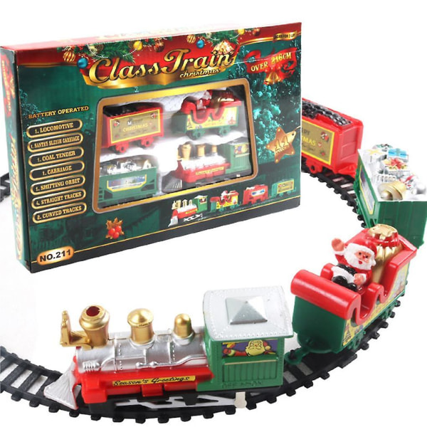 Elektriskt set för jul för barn Elektriskt set för järnväg