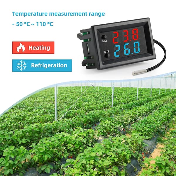 12v Digital Led Temperatur Ing Ing Tat Sensor