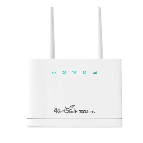 R311pro trådløs ruter - 4g/5g Wifi, 300mbps, simkort, Eu-plugg