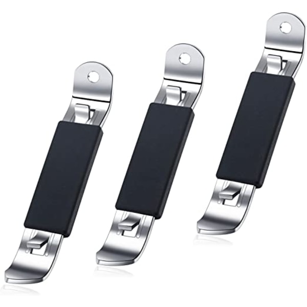 3 Magnetiske Flaskeåbnere - Klassisk Ølåbner i Rustfrit Stål