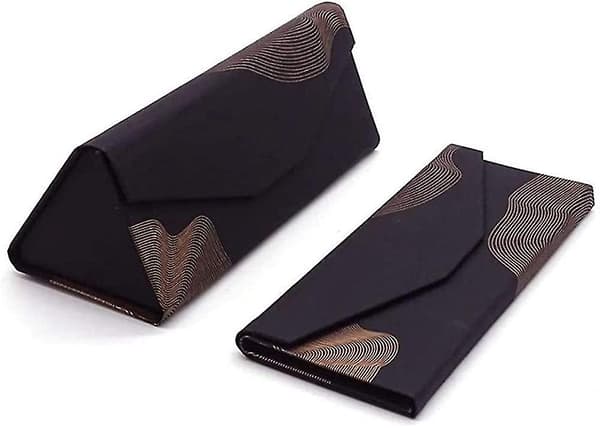 Briller Etui 2 stk Foldbar Bærbar Briller Etui For Wruas Solbriller