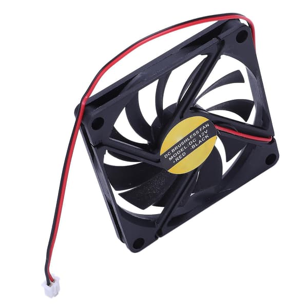 80mm 2-pinners kontakt vifte for datamaskin CPU kjøleradiator
