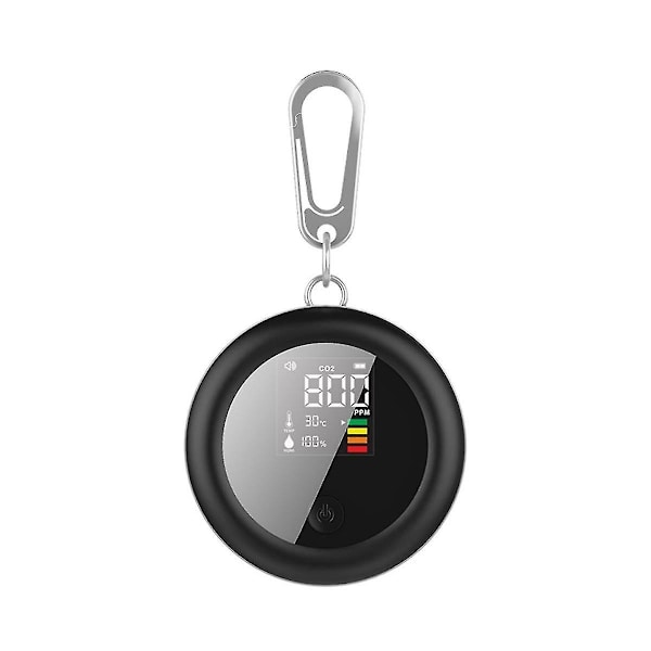 T08 CO2-detektor Koldioxidkoncentrationsdetektor CO2-monitor Mätare Luftmonitor Fuktighet CO2 C