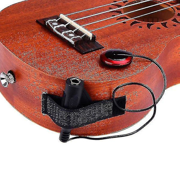 Akustisk Piezo Kontaktmikrofon Pickup för Gitarr Violin Mandolin Ukulele 1st