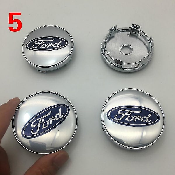 4 st 60 mm navkapslar för Skoda Ford Opel Peugeot Volvo Cadillac