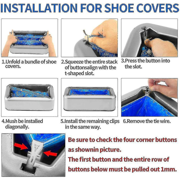 Automatisk Shoe Cover Machine Smart Overshoes Dispenser