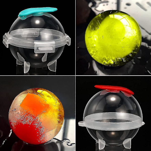 Giant Rund Isterning, 8 Stykker Isterning Kugleform, Hockey Puck Form,