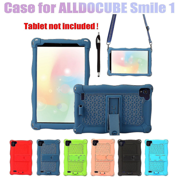 Case Smile 1:lle 8 tuuman case Tablettitelineen kynällä ja hihnalla Smilelle1(b)