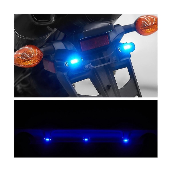 1 stk Universal Led Anti-kollision Mini Advarselslys Drone Med Strobe Lys 7 Farver Blinklys