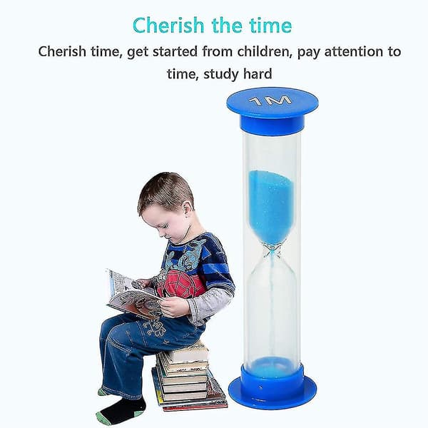 Sand Timer Timeglas 30sek/ 1min/ 2min/ 3min/ 5min/ 10min, 6stk