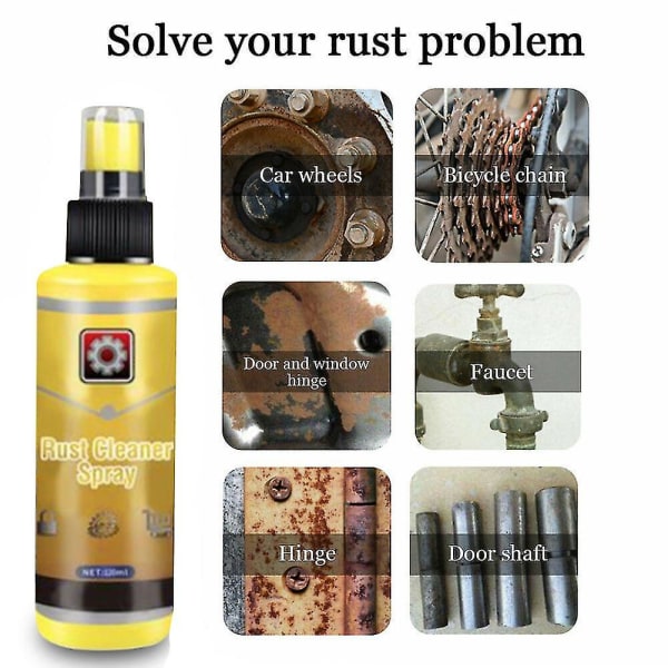 Rustfjerner Spray - Fjerner Rust og Rustpletter