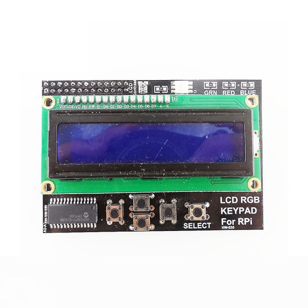 1602 Lcd-knappsats Lcd1602 16x2 1602 tecken Lcd-modul Display-skärm Lcd-knappsats för