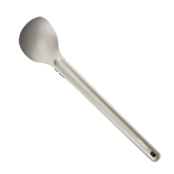 Camping Flatware Titanium Uteskje Camp Spoon Titanium Spoon Titanium Øse