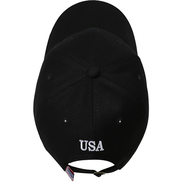 American Flag Hat Menn Dame Justerbar Usa Baseball Cap Low Profile Plain Dad