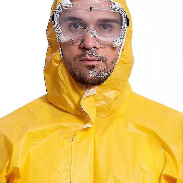 Kernenukleart Beskyttelsesstrålingstøj Biokemisk Kemisk Syre- og Alkali-Resistent, Med Hætte Høj Kvalitet XL - På Lager