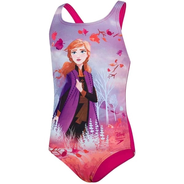 Flicka Disney Frozen 2 \"Anna Digital Placement Medalist Swimsuit