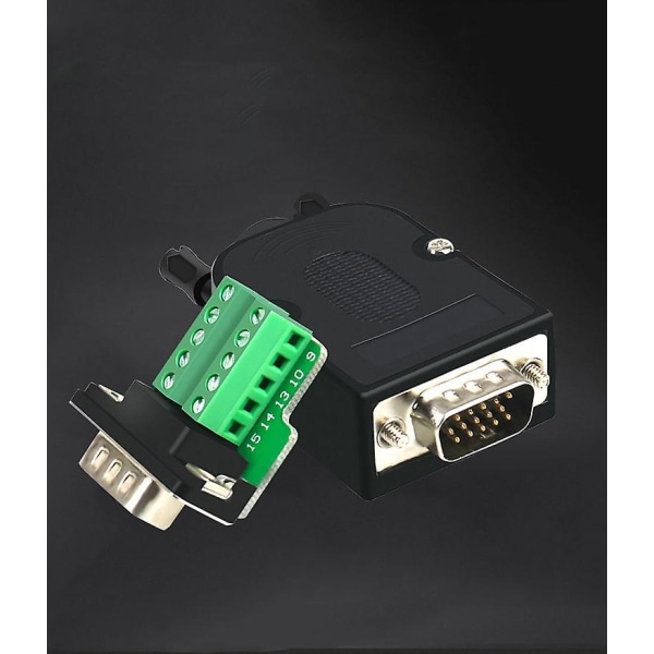 2 stk HDMI3 Range 15-bens sømløs adapter Vga, (Tte Mle 3+9+skrue)