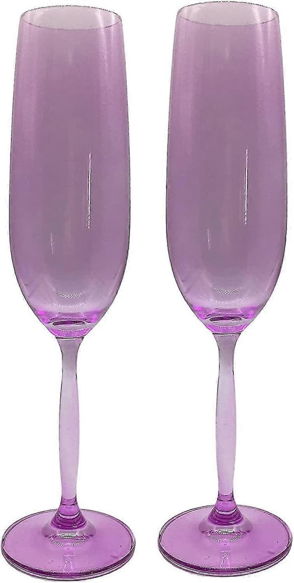 2 kpl Samppanjalasi 207 ml (violetti)