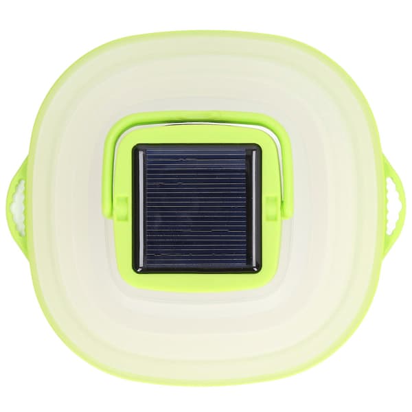 Sammenklappelig solcellelampe Justerbar 3 gear USB genopladelig multifunktionel sammenklappelig solcelle beroligende lampe
