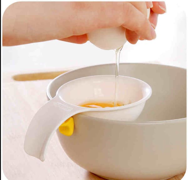 3 stk Eggseparator Klips - Eggseparator Eggeplomme Hvit Separator
