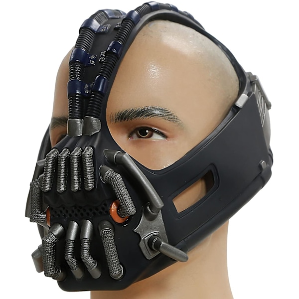 1:1 Cosplay Bane Mask Poison King Destroyer Superhjälte Skurk Gotham City Boss Halloween Maskerad Kostym Rekvisita B