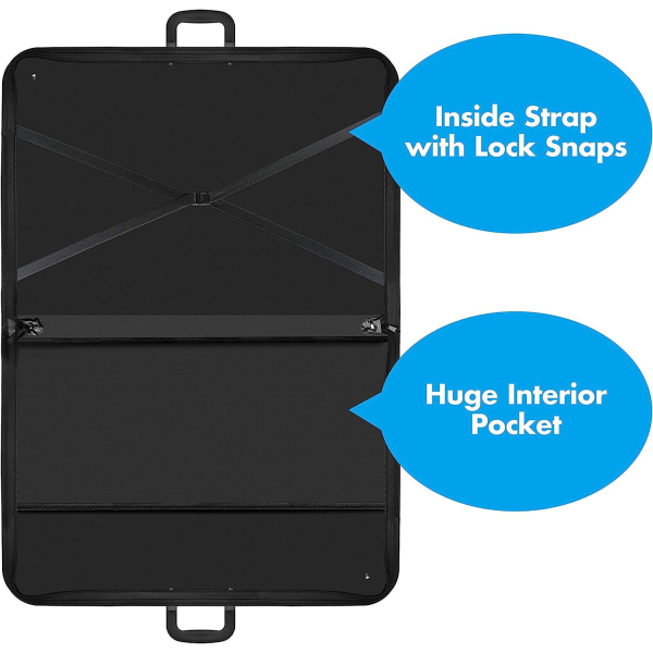 Sølbestandig Black Artist Combo A2-størrelse Sketch Supplies Box med forsterket panel og stropper for studenter, designere.