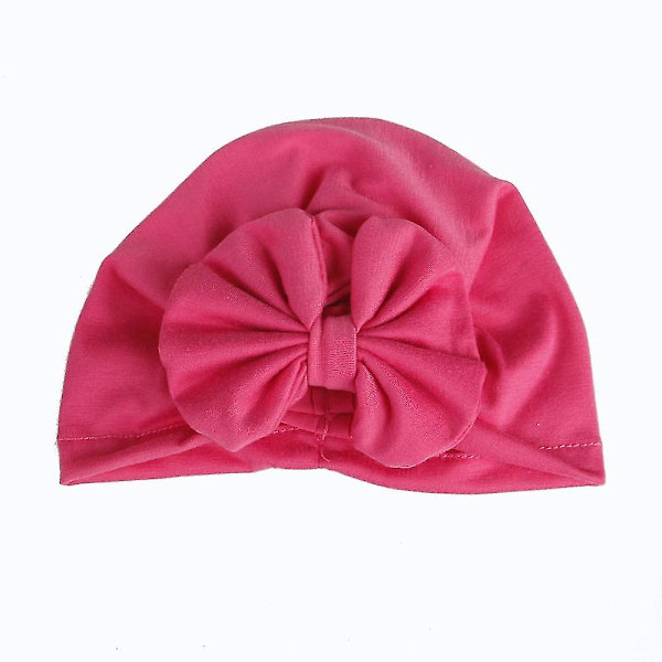 Nyfødt babylue Baby turban bue Baby pannebånd Jente barn hårtilbehør