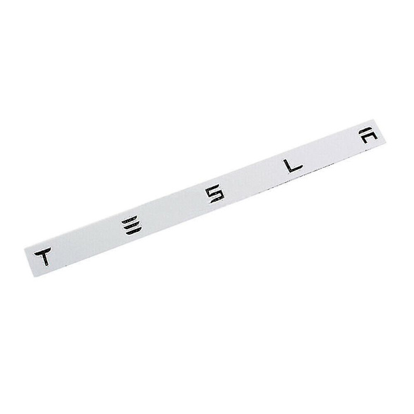 3D Matt Svart Tesla Bokstav Bagasjeromsmerke for Tesla Model X S