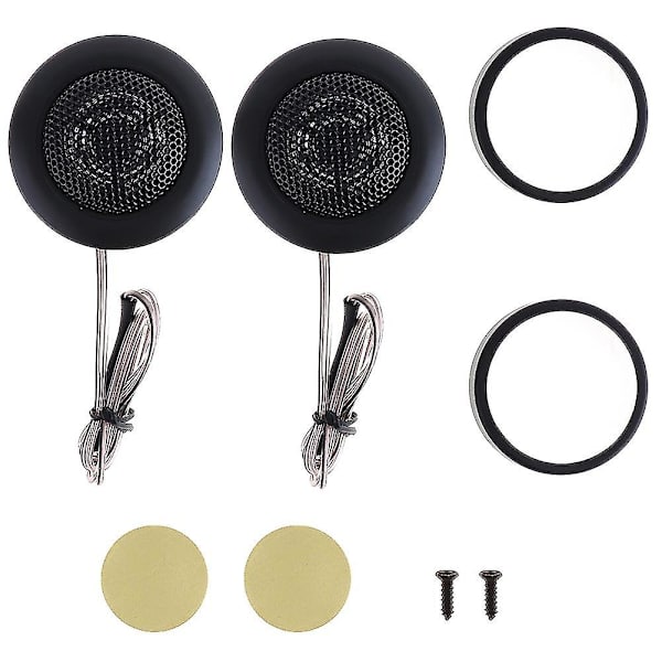 2 kpl musta 800w -120 auton torvi dome diskantti audio kaiutin autostereo diskanttikaiutin