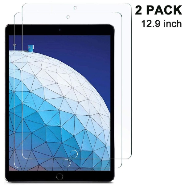 2pack Tempering Screen Protector för Ipad Pro 12,9-tum (2020-2018 modell), kompatibel med hög beröringskänslighet antireflexbeständig"