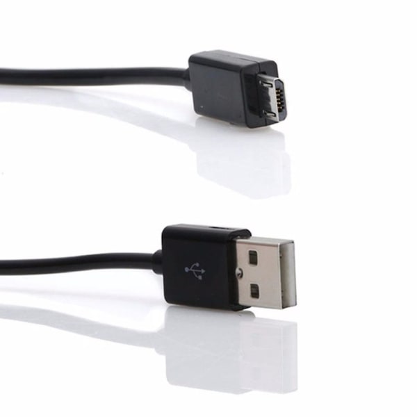 3 metrin Micro- USB -kaapeli, musta/valkoinen latausjohdon vaihto
