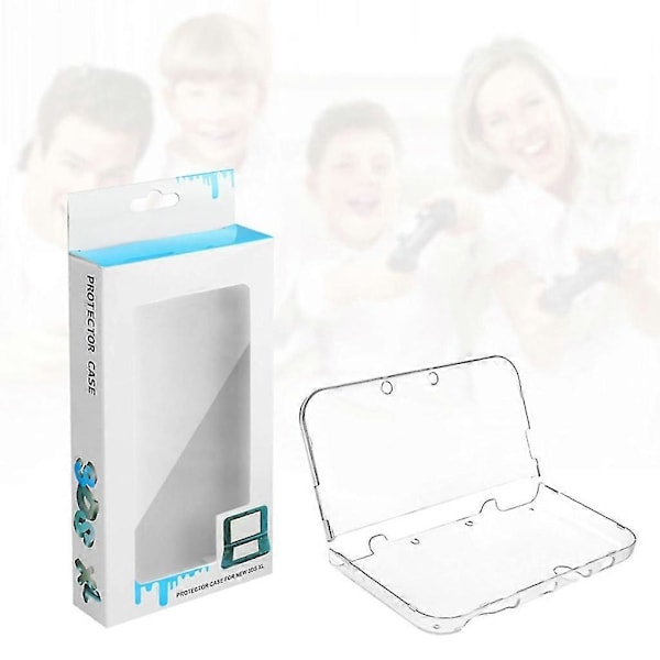 Skyddande skal för New 3DS XL-konsol, transparent och anti-fall