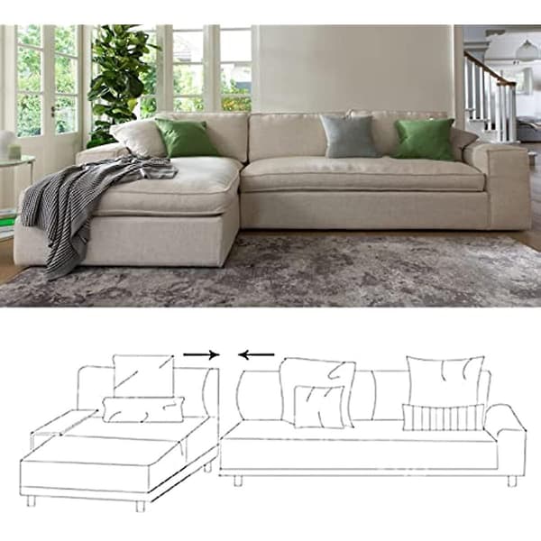 4 stk. Seksjons-Sofa-Koblinger, Heavy Duty Sofa Snap Alligator Sofa-Kobling Sofa Interlocking-Kobling Møbelforbindelse Snap Med Monteringskruer