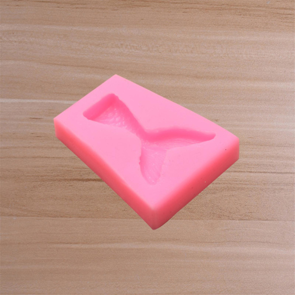 Fiskestjert Havfrue Silikon Fondantform Kage Chokolade DIY Epoxy Værktøj