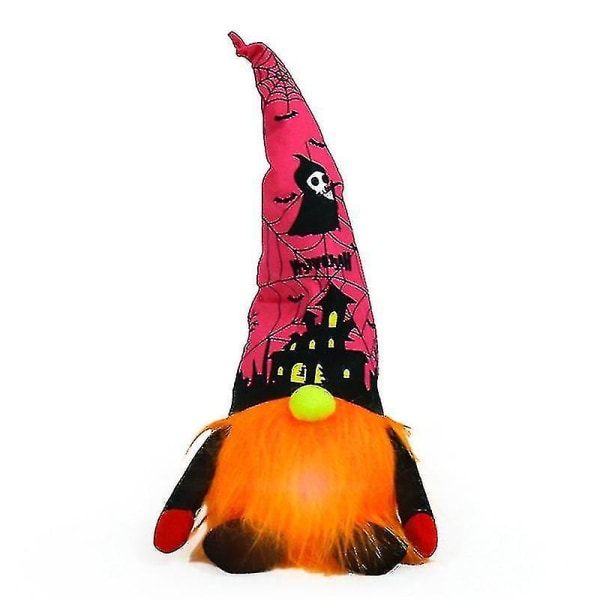 Halloween-kääpiö koristeellinen nukke Halloween koristeellinen violetti
