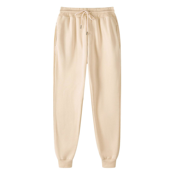 Miesten housut housut verryttelyhousut hip-hop housut Legging topattu rento housut Beige XL