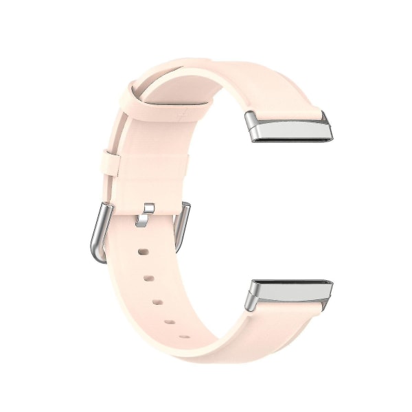 For Fitbit Versa 3 / Sense Band Læder Udskiftning Rem Strop[Pink]