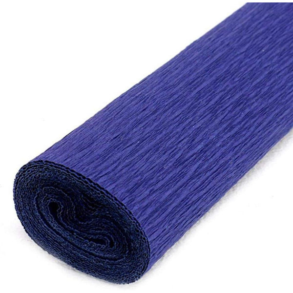 Kreppipaperi Värillinen paperi Kimppu Lahjapaperi Kukkakaupan kimppuihin DIY-kääre 50*250cm Tummansininen 1 kpl Royal blue