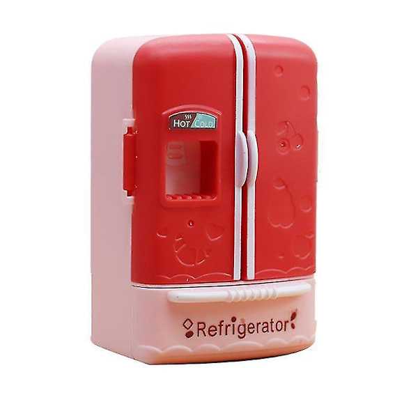 1:18 Mini Simulaatio Mini Kaksiovinen Jääkaappi Dekoratio