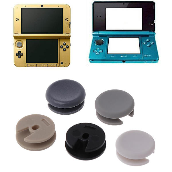 5 st/set Ersätt plast 3d analog kontrollstick keps 3d joystick keps knapp för nya 3ds 3dsll 3ds xl