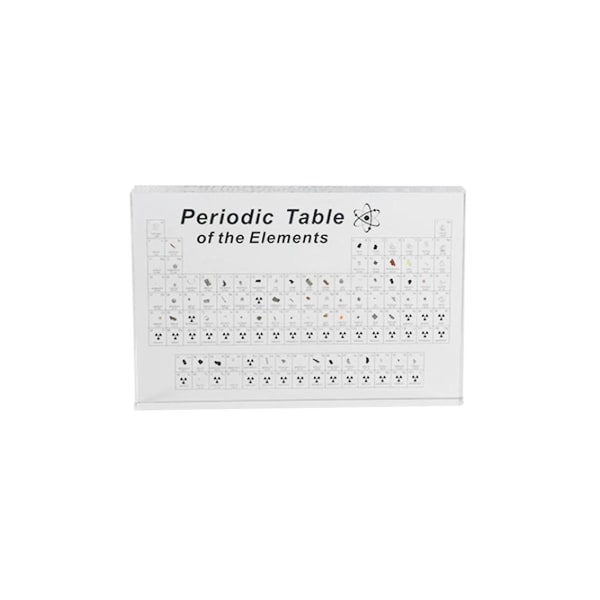 Periodisk system med ekte elementer inni, ekte elementer periodisk system, Tabla Periodica Con Element